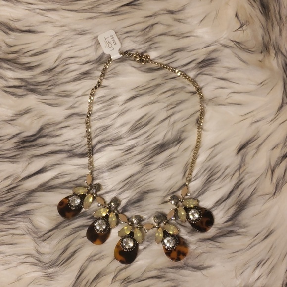 LOFT Jewelry - Loft Tortoise Gemstone Statement Necklace